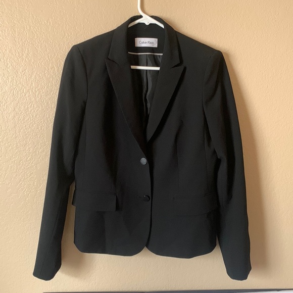 Calvin Klein 2 Button Fitted Blazer, Medium - Picture 1 of 7